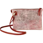 RUBY LEDER&DAIM Tas-DUO 27x19 GlansRood/ St.