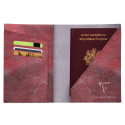 RUBY DAIM Etui de vo-yage Rouge brillant/ Pc.