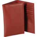 Ruby CUIR Porte-papi-ers 15x1x10 Rouge/ Pce