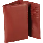 Ruby CUIR Porte-papi-ers 15x1x10 Rouge/ Pce