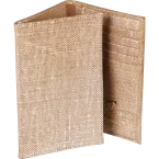 KLEOP LEDER Brievenh-ouder 15x1x10 Zilver/ St.