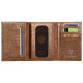 KLEOP LEDER Brievenh-ouder 15x1x10 Brons/ St.