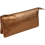 KLEO-PATHRA CUIR Grande Pochette 2 compartiments 22x11 cm Bronze/ Pce