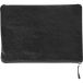 Leder platte pennenzak 23x32 zwart-/ St.
