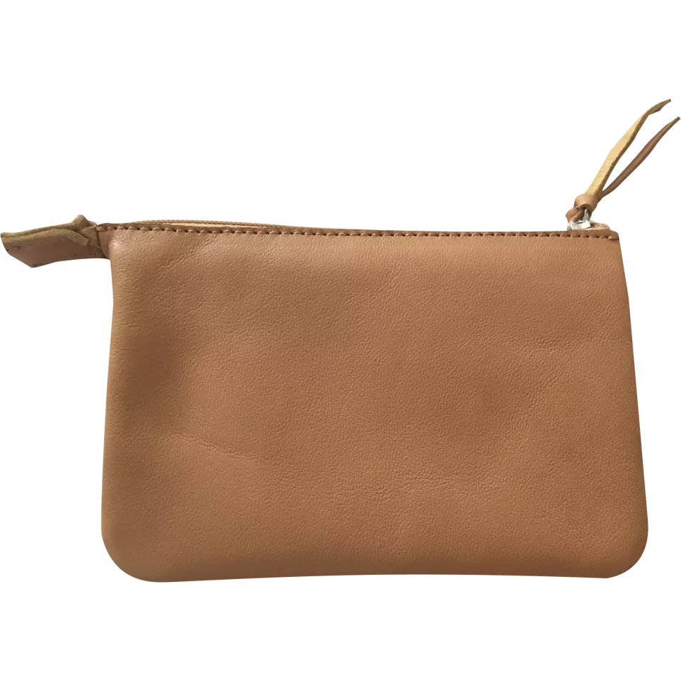 Natural Leather  Sma-ll flat pocket 2...