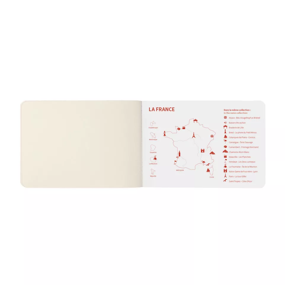 Carnet piqûre textile France...