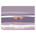 Carnet piqûre textile France 14,8x10,5 cm 48 pages uni visuels assortis papier ivoire/ Pce