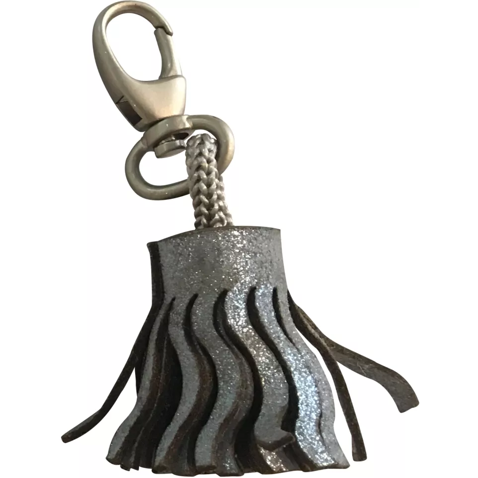 Cuirisé PLUME Sleutelhanger Blauw-/ St.