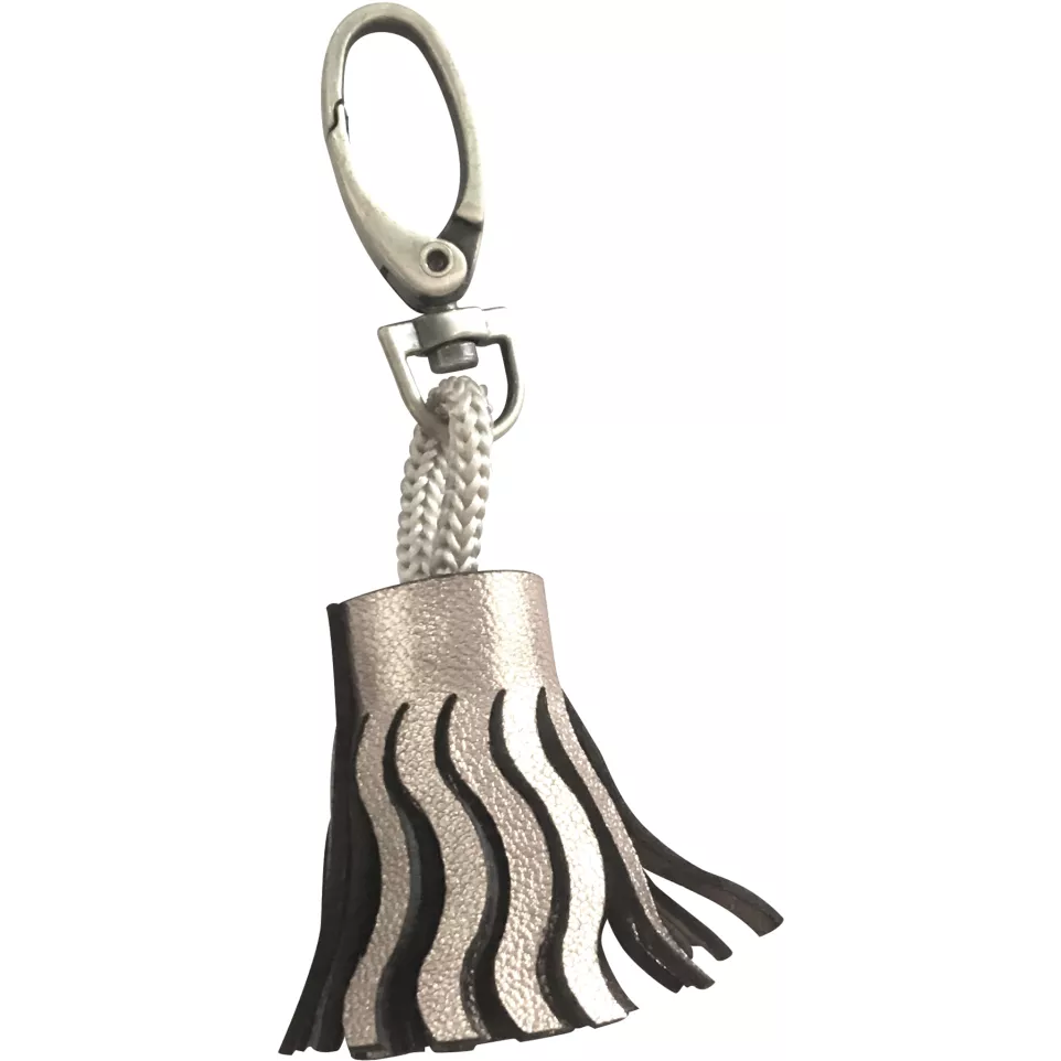 Cuirisé Sleutelhanger Grijs-/ St.