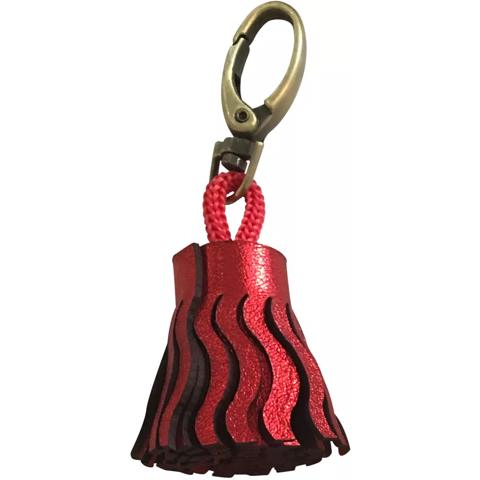 Cuirisé Sleutelhanger Rood-/ St.