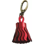 Cuirisé Sleutelhanger Rood-/ St.