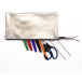 PLUME SLIM iris sued-e etui2vak22x11 Goud/ St.