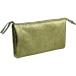 Cuirisé grote etui,2-vakken,22x11 Groen/ St.