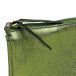 Cuirisé grote etui,2-vakken,22x11 Groen/ St.