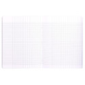 Cahier piqué Mimesys 24x32cm 96 pages grands carreaux couverture polypropylène/ Pce