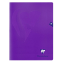 Cahier piqué Mimesys 24x32cm 48 pages petits carreaux couverture polypropylène/ Pce