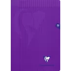 Cahier piqué Mimesys A4 48 pages grands carreaux couverture polypropylène/ Pce