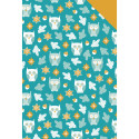Pk 40 bl decoratief-karton 25x35cm -Xmas/ St.