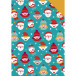 Pk 40 bl decoratief-karton 25x35cm -Xmas/ St.