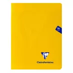 Cahier piqué Mimesys 17x22cm 96 pages grands carreaux couverture polypropylène/ Pce