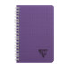 Linicolor, Wirebound notebook 11x17cm 50 sheets sq.5x5 ass/ Pc.