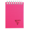 Linicolor, wirebound A7 pad, 80sheet 160g micro-perforated Lined, FRESH assortment/ Pc.