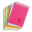 Linicolor, wirebound A7 pad, 80sheet 160g micro-perforated Lined, FRESH assortment/ Pc.