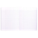 Cahier piqué Mimesys A4 96 pages grands carreaux couverture polypropylène/ Pce