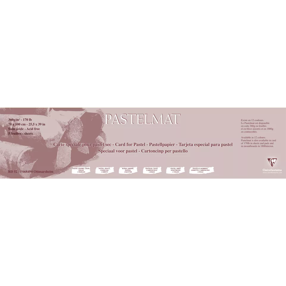 Pastelmat Sheets X5 70x100, 360g/ Pc.