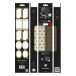 Pack 2TR+bolduc,5x0,35m,pap.aff,or/noir/ Pce