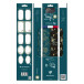 Pack 2TR+bolduc,5x0,35m,kraft,noir/bleu/ Pce