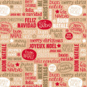 Kraft brut 70g, rl 50x0,70m Mots de Noël/ Pce
