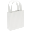 Prem.White, S bag 12-x4,5x13,5cm Stripes/ Pc.