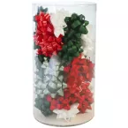 Mini-tube of 50 bows- Tradi Xmas ass./ Pc.