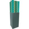 Excellia 80g Pois bleu&vert 5x0,70m 20rl/ Pce