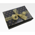 Alliance Paper Roll 50x0.70m Black w Gold Stars/ Pc.