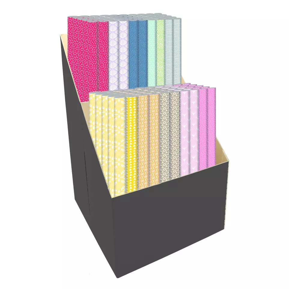 CADOREL, 110 rolls of coloured kraft...