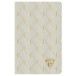 Carnet piqûre textile Neo Deco Collection Printemps-Été 9x14cm 96 pages ligné motifs assortis papier ivoire 90g/ Pce