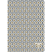 Neo Deco carnet piqûre textile A5 96 pages ligné motif Nid d'abeilles papier ivoire 90g/ Pce