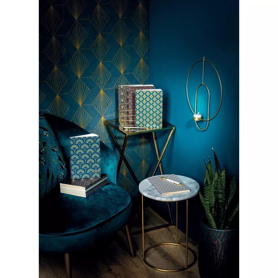 Neo Deco carnet piqûre textile A5 96...