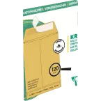 Kraft 229x324x30mm 120gsm gusset pocket envelope packed 5s/ Pc.