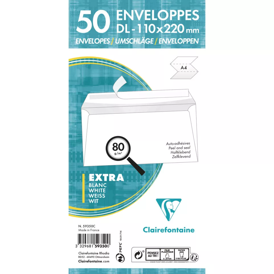 50 ENV ADH 110X220 8-0G SS CELLO...