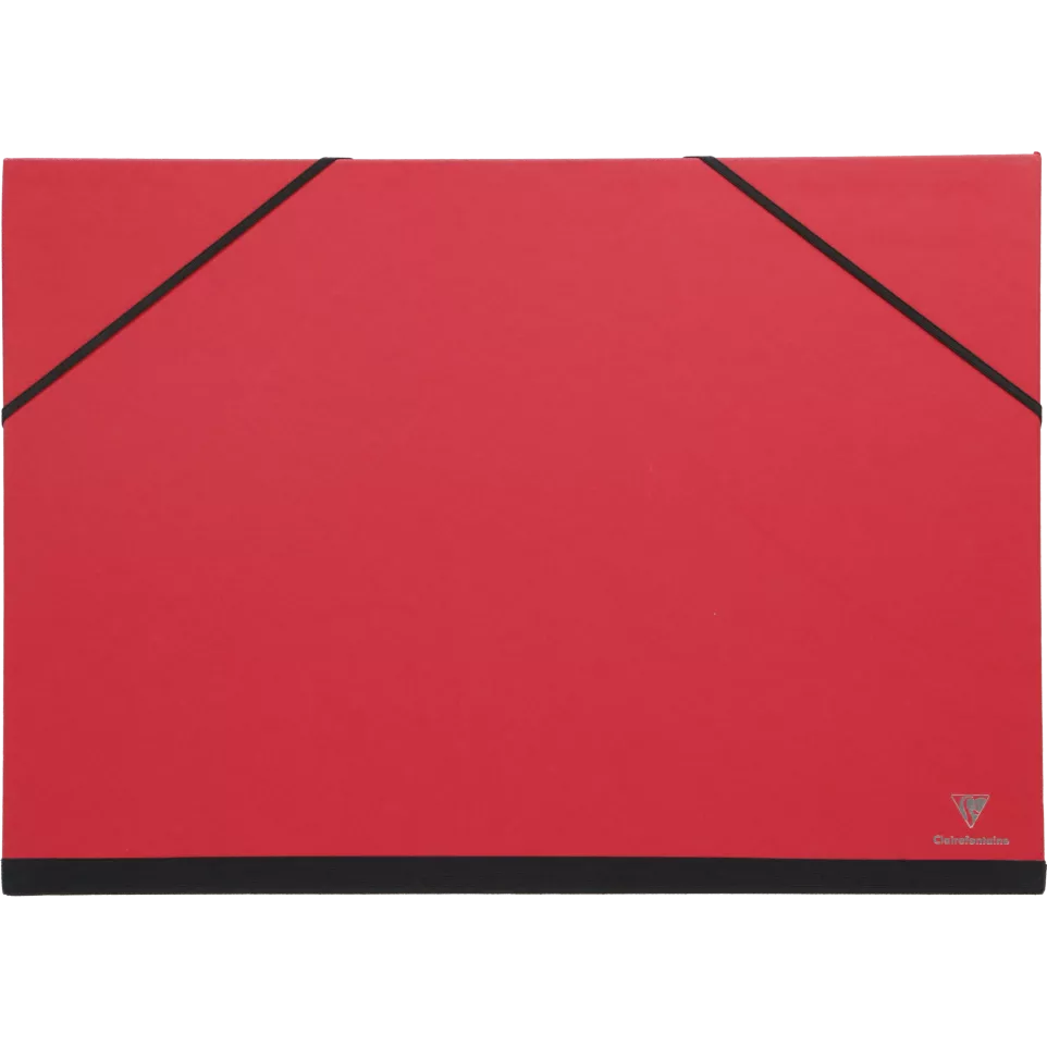 Tekenmap 26x33cm rood-/ St.