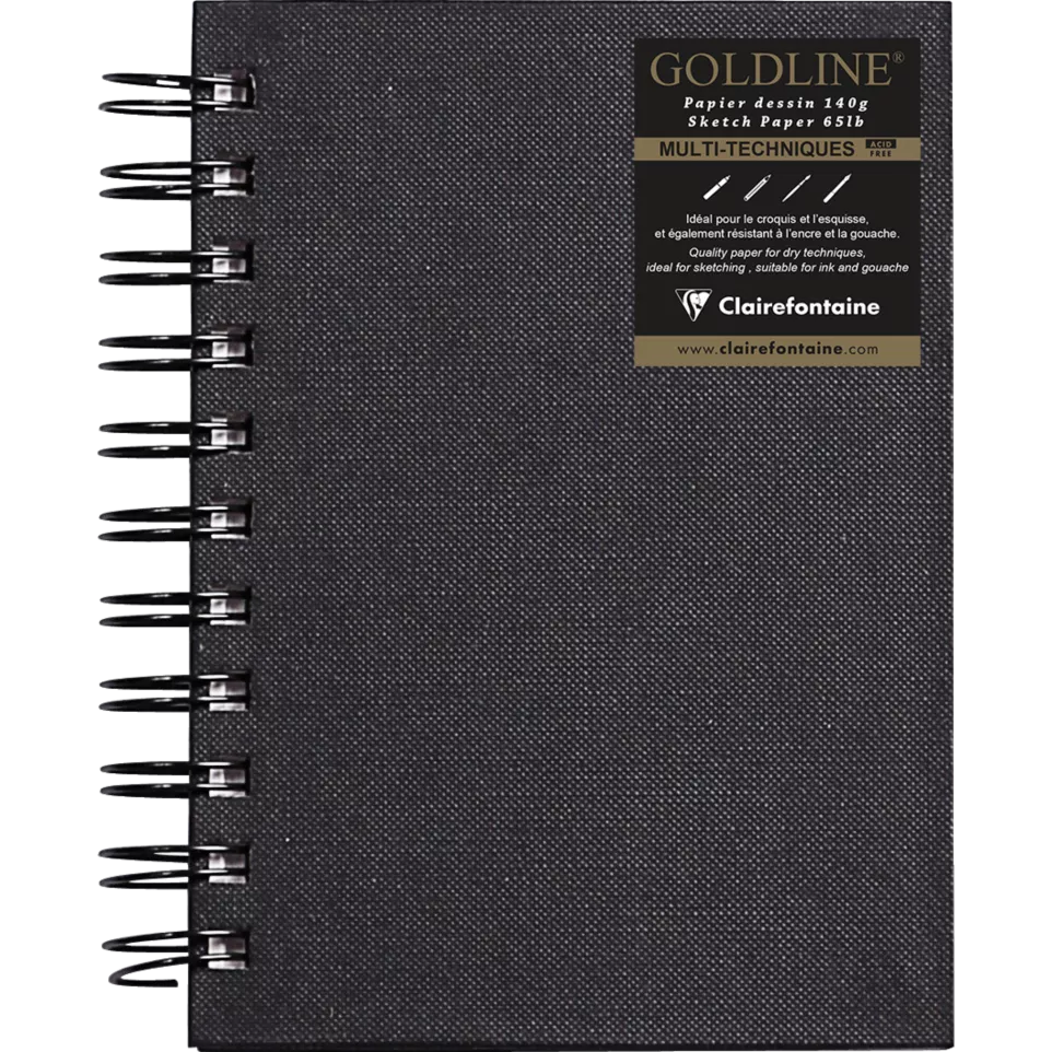 Goldline Tekenboek 6-4 bl 140g A6...