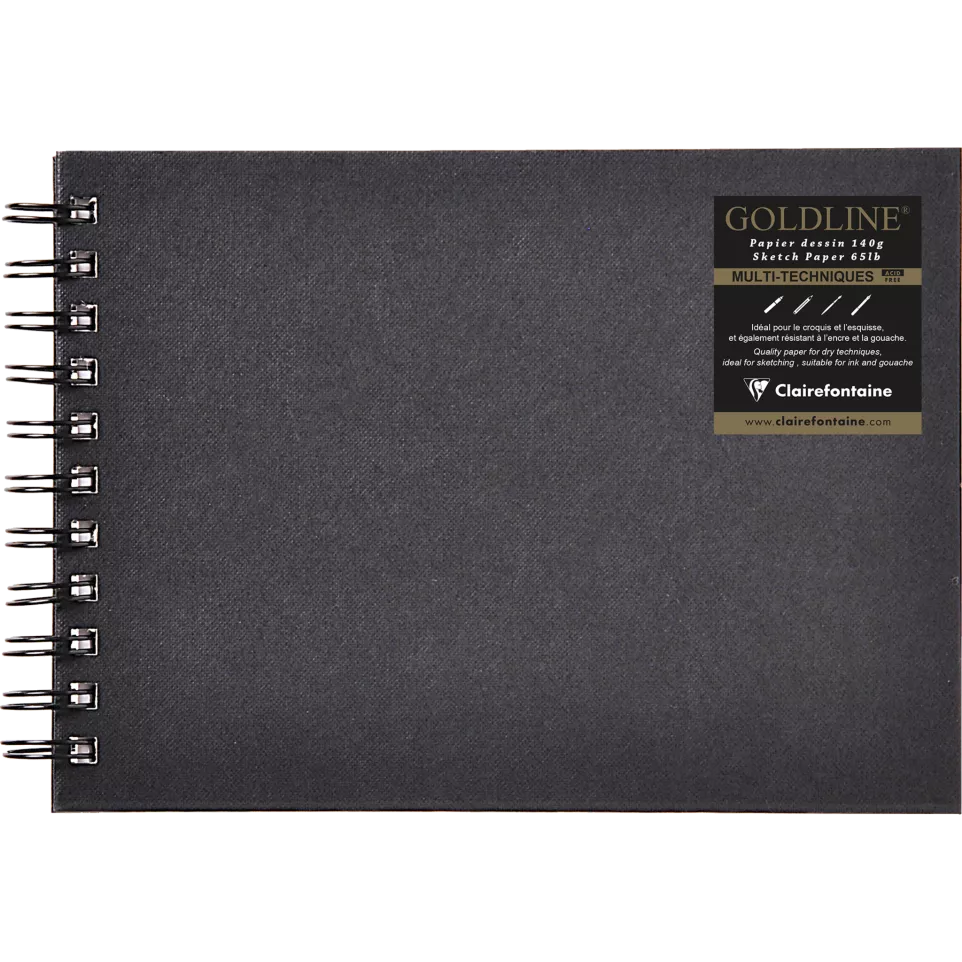 GOLDLINE A5 LANDSCAPE 140G WIRO/ Pc.