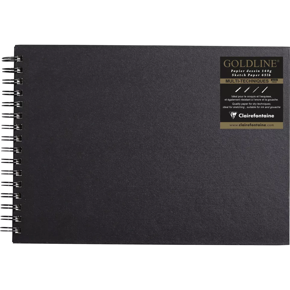 Goldline Tekenboek 6-4 bl 140g A4...