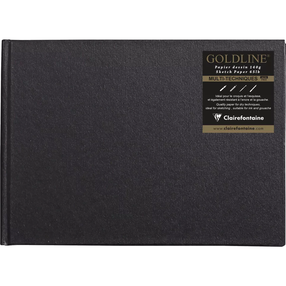 Goldline carnet cousu collé 64F A5...