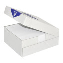 Boite de 500 Enveloppes Blanches C6/5-114x229mm - Auto-Adhésives - 80g/m2 - Fenêtre Papier Cristal 40x110 (position 30/20)/ Pce