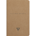 Flying Spir. notabk-48bl 11x17cm bruin/ St.