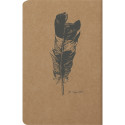 Flying Spir. notabk-48bl 11x17cm bruin/ St.